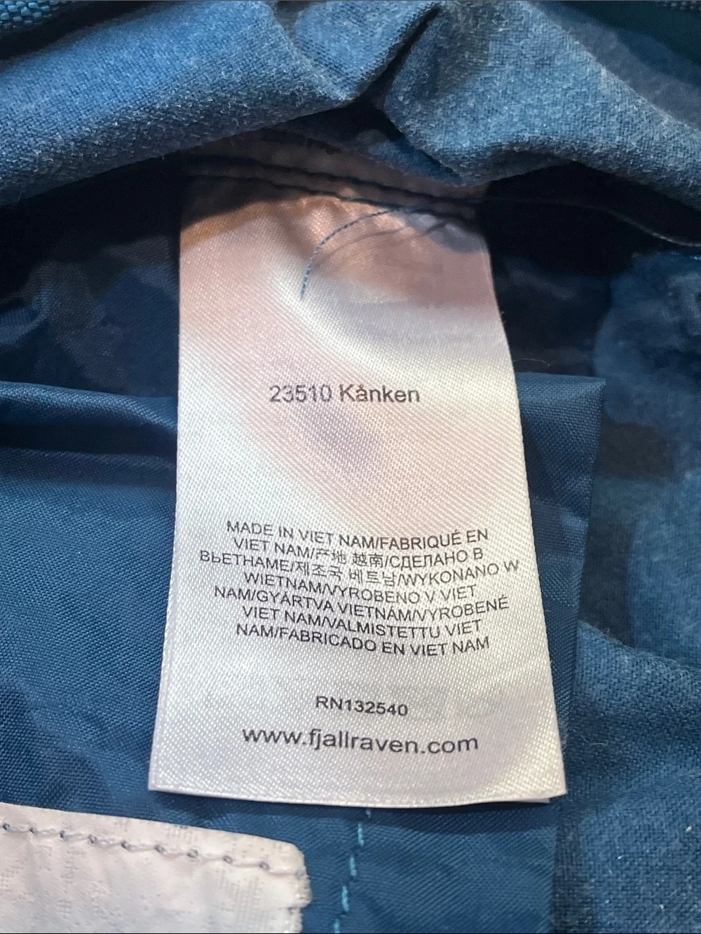 Fjallraven Kanken Classic Style 23510 Blue Backpack